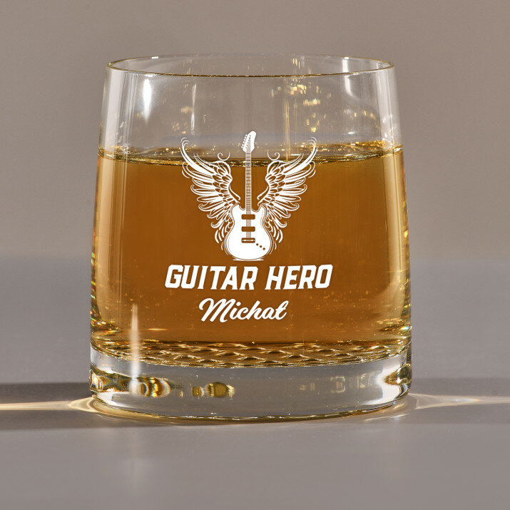 Guitar hero - Szklanka do whisky