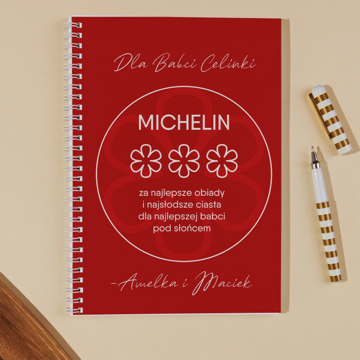 Gwiazdka michelin dla babci - Przepiśnik na spirali B5