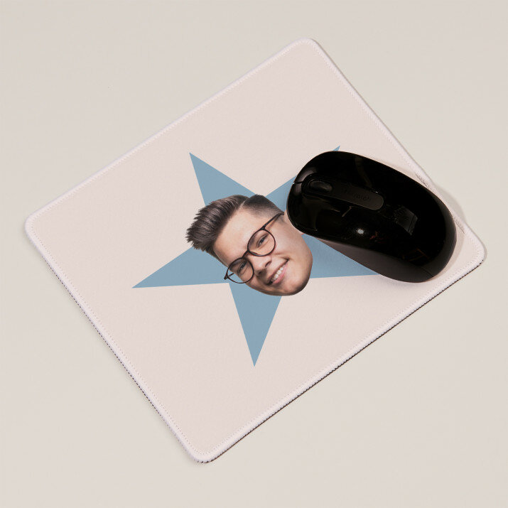 Gwiazdka ze zdjęciem the office - Podkładka pod myszkę