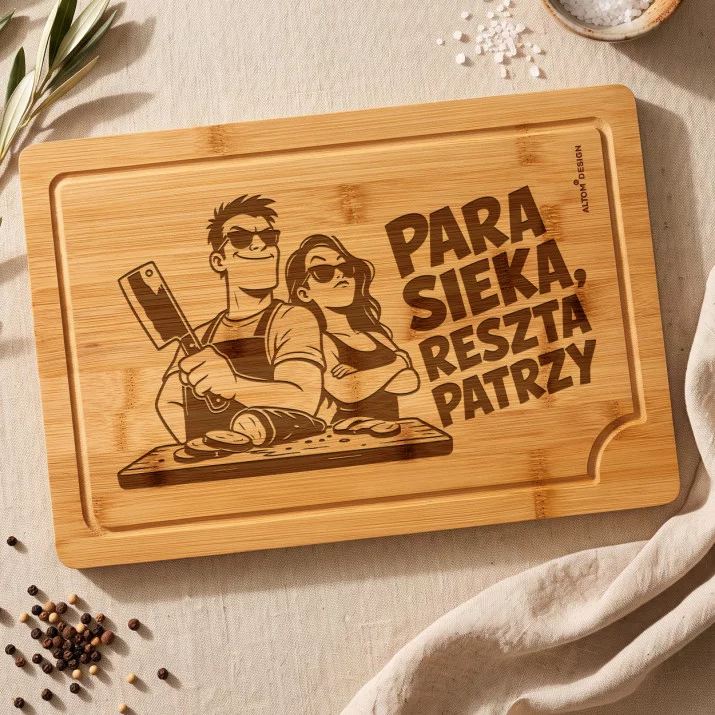 Deska Do Krojenia Dla Pary Prezent Dla Pary: Drapieżny Duet Kuchenny Deska Do Krojenia Dla Pary Prezent Dla Pary: Drapieżny Duet Kuchenny