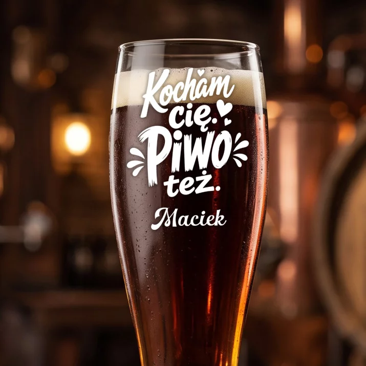 Szklanka Do Piwa Na Walentynki Prezent Na Rocznicę Dla Mężczyzny: Piwny Romans