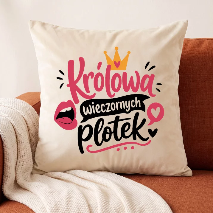 Poduszka Dekoracyjna Dla Przyjaciółki Prezent Dla Kobiety: Żartobliwa Przyjaźń