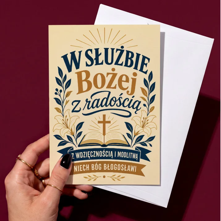 Kartka z Życzeniami Dla Zakonnicy Dla Kobiety: Cicha Służba Wiary Kartka z Życzeniami Dla Zakonnicy Dla Kobiety: Cicha Służba Wiary