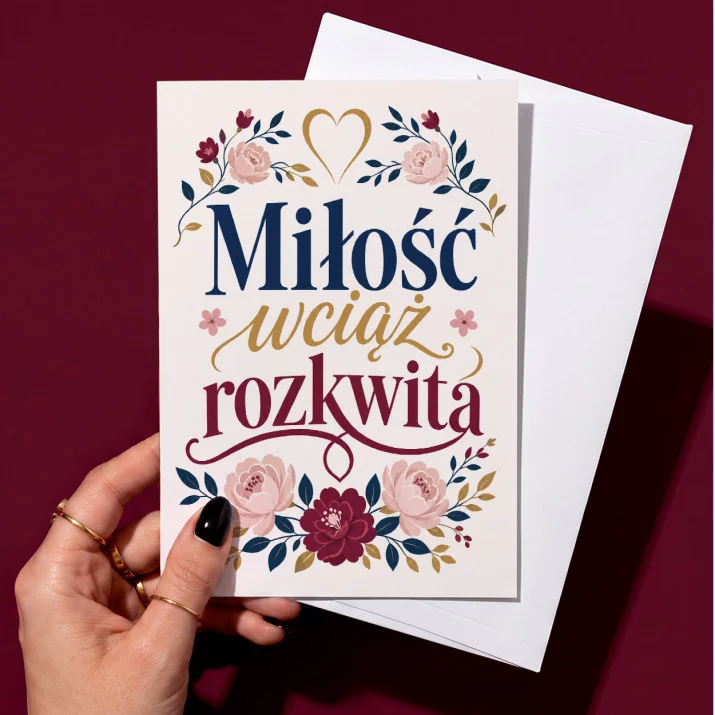 Kartka z Życzeniami Na 35 Rocznice Ślubu Na Walentynki Dla Pary: Koralowa Elegancja Kartka z Życzeniami Na 35 Rocznice Ślubu Na Walentynki Dla Pary: Koralowa Elegancja