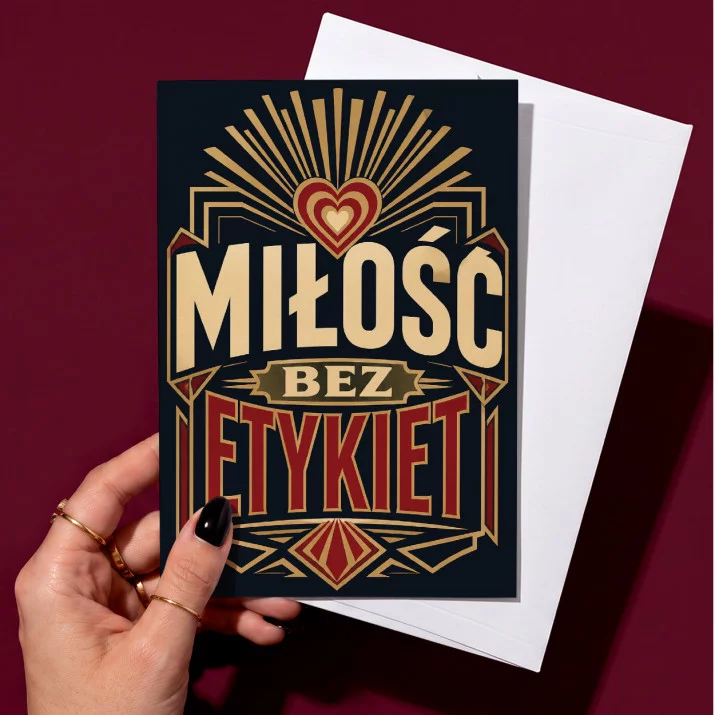 Kartka z Życzeniami Dla Geja Dla Mężczyzny: Elegancka Duma Kartka z Życzeniami Dla Geja Dla Mężczyzny: Elegancka Duma