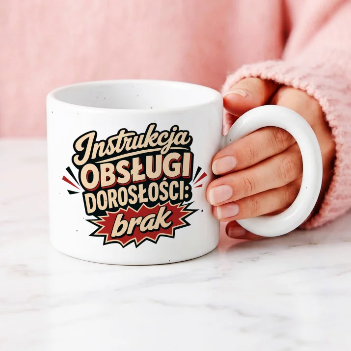 Kubek Z Okrągłym Uchem Na Osiemnastkę Prezent Dla Kobiety: Retro Dorosłość Z Humorem Kubek Z Okrągłym Uchem Na Osiemnastkę Prezent Dla Kobiety: Retro Dorosłość Z Humorem