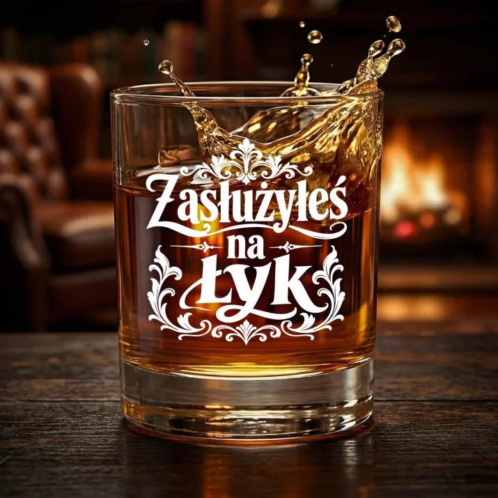 Szklanka Do Whisky Na Walentynki Prezent Na Rocznicę Dla Mężczyzny: Zasłużyłeś Na Łyk Szklanka Do Whisky Na Walentynki Prezent Na Rocznicę Dla Mężczyzny: Zasłużyłeś Na Łyk