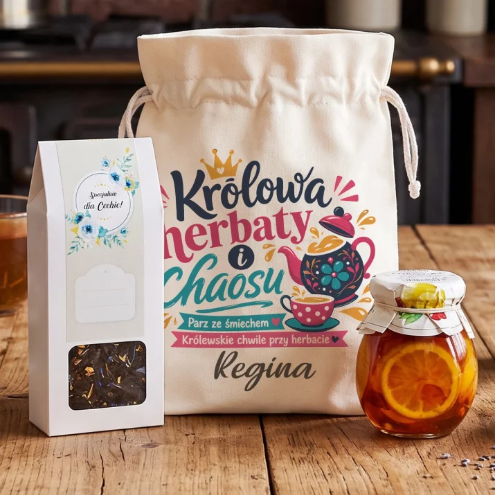 Zestaw Herbaciany Na Dzień Mamy Prezent Dla Mamy Kobiety: Herbaciane Królestwo