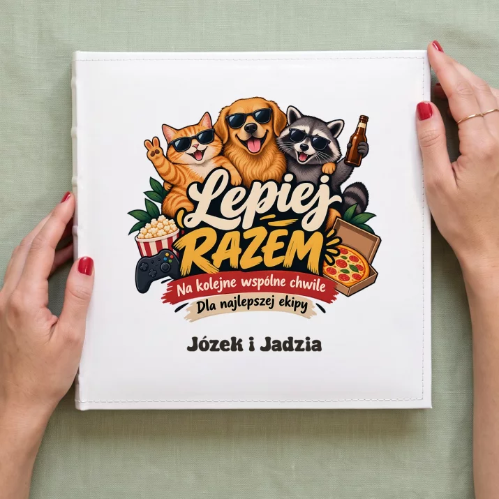 Album Na Zdjęcia Tradycyjny Dla Znajomych Prezent Dla Pary: Lepiej Razem