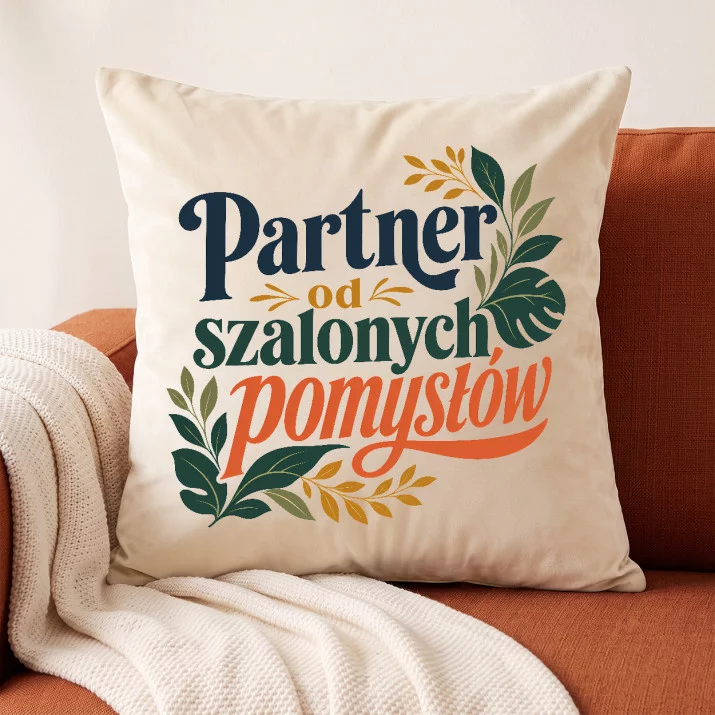 Poduszka Dekoracyjna Dla Przyjaciela Prezent Dla Mężczyzny: Elegancki Psotnik Poduszka Dekoracyjna Dla Przyjaciela Prezent Dla Mężczyzny: Elegancki Psotnik