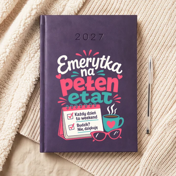 Kalendarz Książkowy A5 2027 Dla Emerytki Prezent Na Emeryturę Dla Kobiety: Luz Na Emeryturze Kalendarz Książkowy A5 2027 Dla Emerytki Prezent Na Emeryturę Dla Kobiety: Luz Na Emeryturze