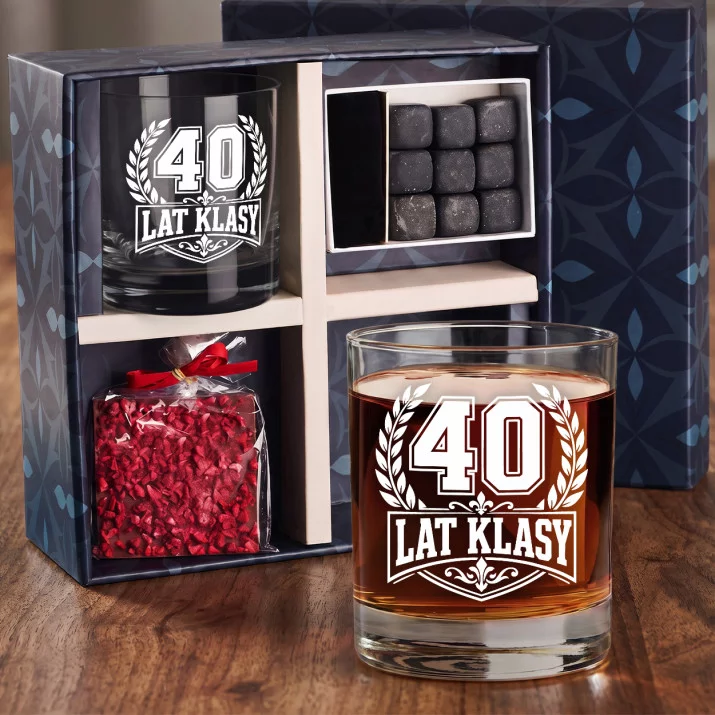Zestaw Prezentowy Whisky Na 40 Urodziny Dla Mężczyzny: 40 Lat Klasy