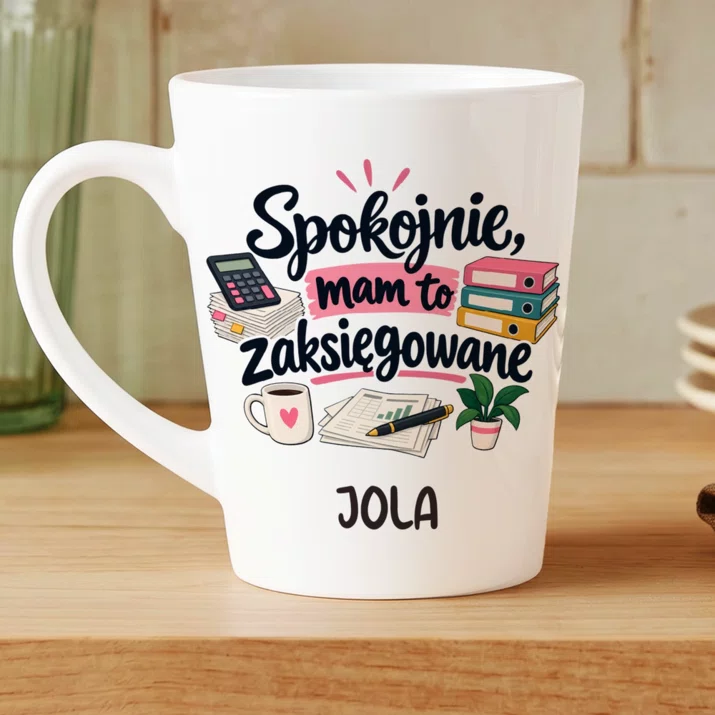 Kubek Personalizowany Dla Księgowej Prezent Dla Kobiety: Spokojnie, Mam To Kubek Personalizowany Dla Księgowej Prezent Dla Kobiety: Spokojnie, Mam To