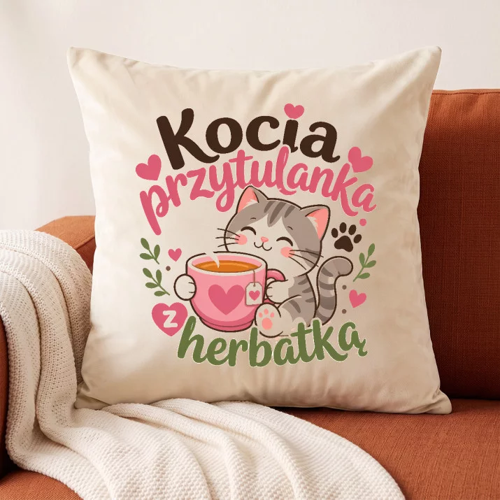 Poduszka Dekoracyjna Dla Kociary Prezent Dla Kobiety: Koci Komfort Poduszka Dekoracyjna Dla Kociary Prezent Dla Kobiety: Koci Komfort