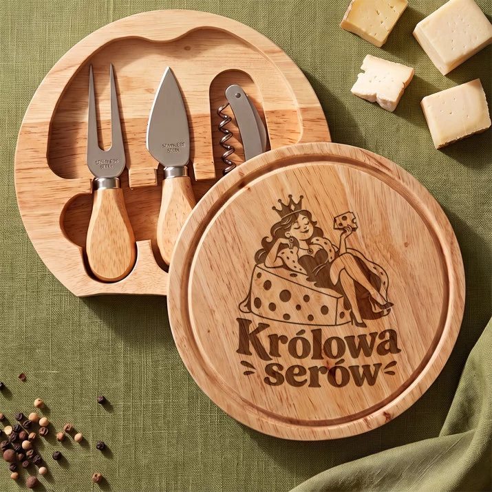Deska Do Serów Z Grawerem Dla Szwagierki Prezent Dla Kobiety: Serowy Humor Deska Do Serów Z Grawerem Dla Szwagierki Prezent Dla Kobiety: Serowy Humor