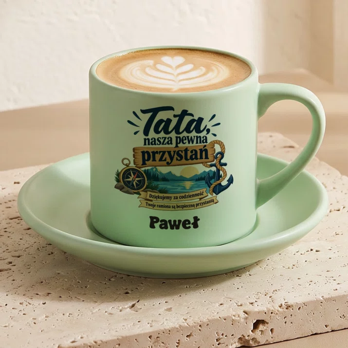 Filiżanka Personalizowana Dla Taty Prezent Na Dzień Ojca Dla Mężczyzny: Tata, Nasza Pewna Filiżanka Personalizowana Dla Taty Prezent Na Dzień Ojca Dla Mężczyzny: Tata, Nasza Pewna