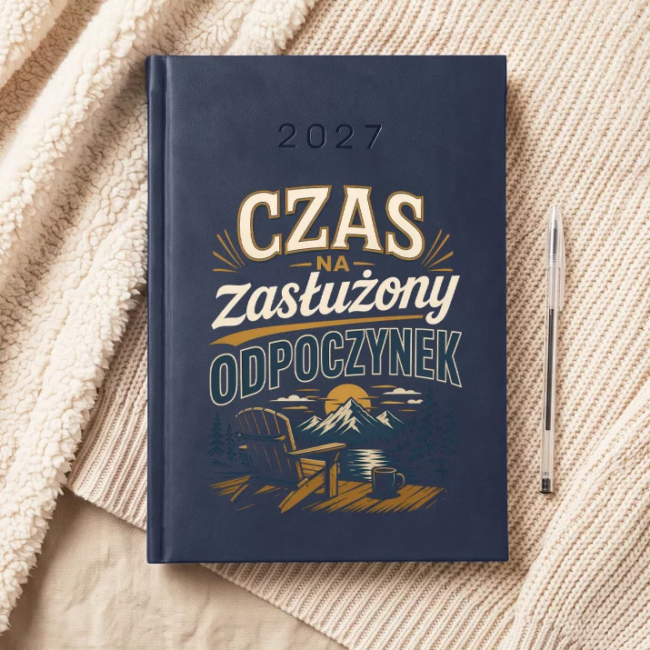 Kalendarz Książkowy A5 2027 Na Odejście Na Emeryturę Prezent Dla Emeryta Mężczyzny: Spokojny Rozdział Kalendarz Książkowy A5 2027 Na Odejście Na Emeryturę Prezent Dla Emeryta Mężczyzny: Spokojny Rozdział