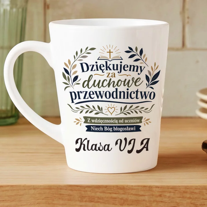 Kubek Personalizowany Dla Nauczyciela Religii Prezent Na Dzień Nauczyciela Dla Mężczyzny: Dziękujemy Za Duchowe Kubek Personalizowany Dla Nauczyciela Religii Prezent Na Dzień Nauczyciela Dla Mężczyzny: Dziękujemy Za Duchowe