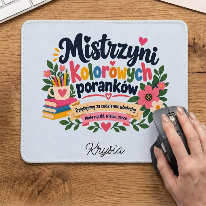 Podkładka Pod Myszkę Dla Przedszkolanki Prezent Dla Kobiety: Mistrzyni Kolorowych Podkładka Pod Myszkę Dla Przedszkolanki Prezent Dla Kobiety: Mistrzyni Kolorowych