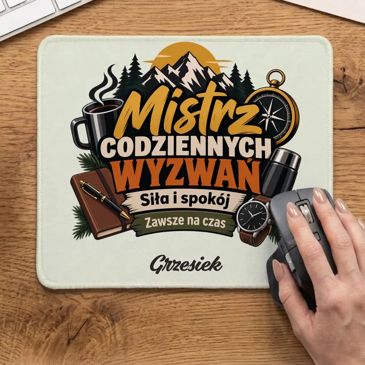 Podkładka Pod Myszkę Na Mikołajki Prezent Dla Mężczyzny: Mistrz Codziennych Wyzwań