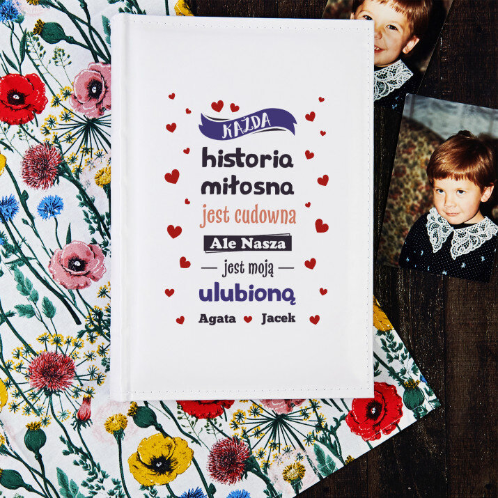 Historia miłosna - Personalizowany Album na zdjęcia