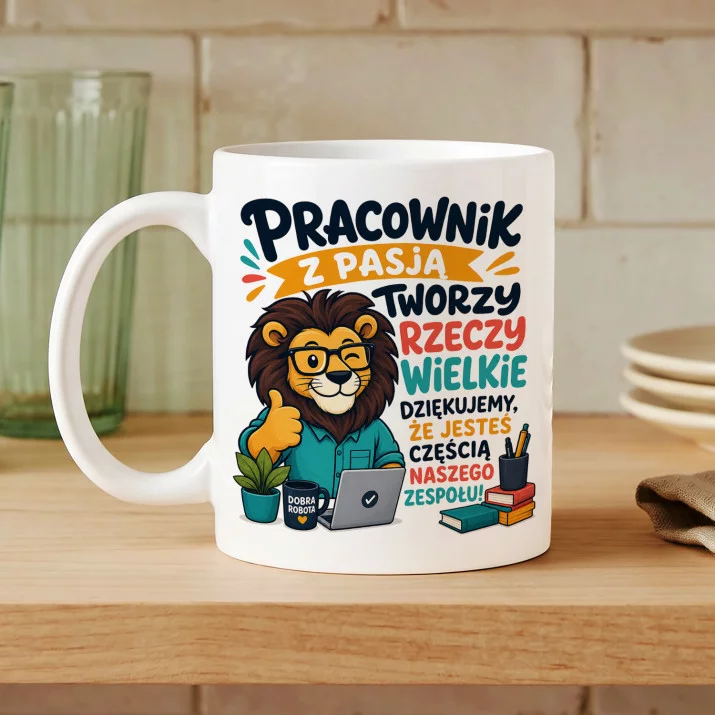 Kubek Z Nadrukiem Dla Pracownika Prezent Dla Mężczyzny: Pasja Tworzenia