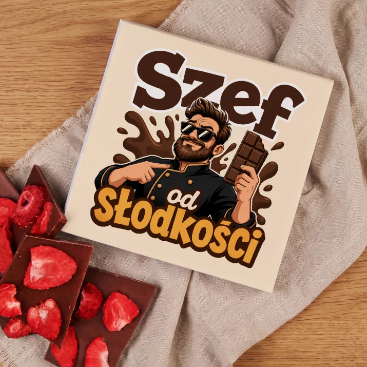 Czekolada Z Truskawkami Dla Taty Prezent Na Dzień Ojca Dla Mężczyzny: Słodki Dyrektor Czekolada Z Truskawkami Dla Taty Prezent Na Dzień Ojca Dla Mężczyzny: Słodki Dyrektor