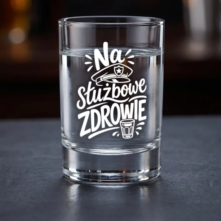 Kieliszki Do Wódki Dla Policjanta Prezent Dla Mężczyzny: Policyjny Toast Kieliszki Do Wódki Dla Policjanta Prezent Dla Mężczyzny: Policyjny Toast