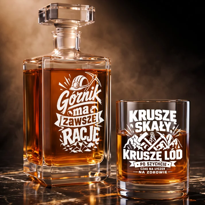 Zestaw Do Whisky Na Dzień Górnika Prezent Dla Górnika Mężczyzny: Górniczy Humor Zestaw Do Whisky Na Dzień Górnika Prezent Dla Górnika Mężczyzny: Górniczy Humor