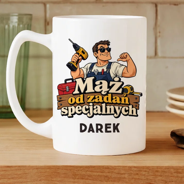 Kubek Personalizowany Na 30 Rocznicę Ślubu Prezent Dla Mężczyzny: Mąż Od Zadań Specjalnych