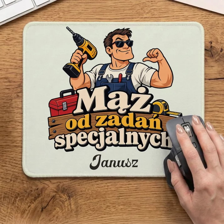 Podkładka Pod Myszkę Na 30 Rocznicę Ślubu Prezent Dla Mężczyzny: Mąż Od Zadań Specjalnych Podkładka Pod Myszkę Na 30 Rocznicę Ślubu Prezent Dla Mężczyzny: Mąż Od Zadań Specjalnych
