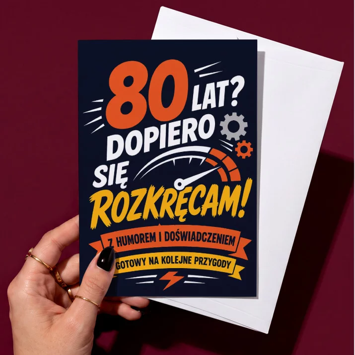 Kartka z Życzeniami Na 80 Dla 80 Latka Mężczyzny: Humor Dojrzałego Pana Kartka z Życzeniami Na 80 Dla 80 Latka Mężczyzny: Humor Dojrzałego Pana