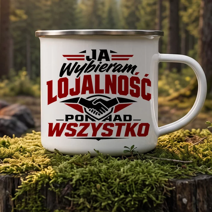Kubek Emaliowany Dla Przyjaciela Prezent Dla Mężczyzny: Manifest Lojalności