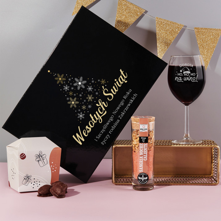 Ho ho ho na wino - Zestaw prezentowy dla wielbiciela wina