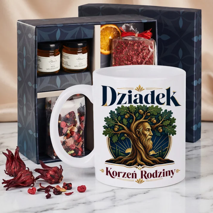 Zestaw Prezenowy Z Kubkiem Dla Dziadka Na Dzień Dziadka: Korzeń Rodziny