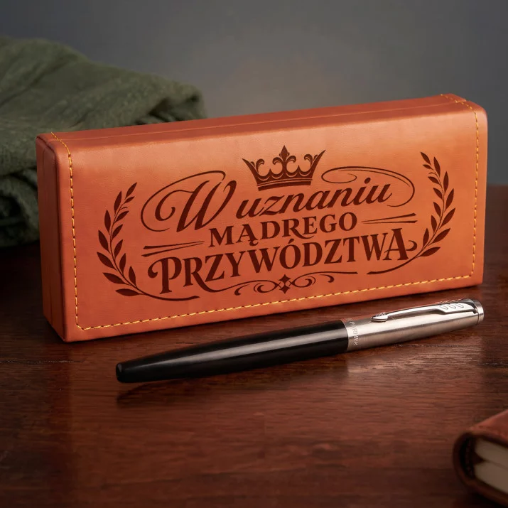 Pióro Wieczne Parker W Etui Dla Kierownika Prezent Dla Mężczyzny: Szlachetny Emblemat Pióro Wieczne Parker W Etui Dla Kierownika Prezent Dla Mężczyzny: Szlachetny Emblemat