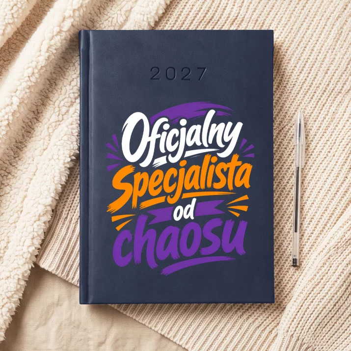 Kalendarz Książkowy A5 2027 Dla Brata Prezent Dla Mężczyzny: Elegancki Chaos Brata