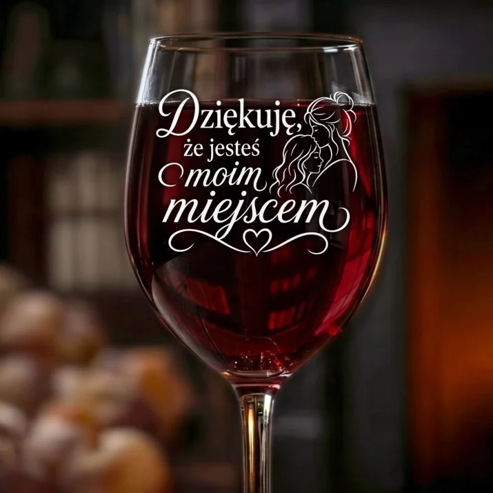 Kieliszek Do Wina Na 40 Urodziny Prezent Dla Kobiety: Dziękuję, Że Jesteś Kieliszek Do Wina Na 40 Urodziny Prezent Dla Kobiety: Dziękuję, Że Jesteś