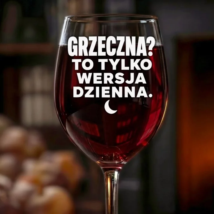 Kieliszek Do Wina Dla Kochanki Prezent Na Walentynki Dla Kobiety: Wersja Dzienna Kieliszek Do Wina Dla Kochanki Prezent Na Walentynki Dla Kobiety: Wersja Dzienna