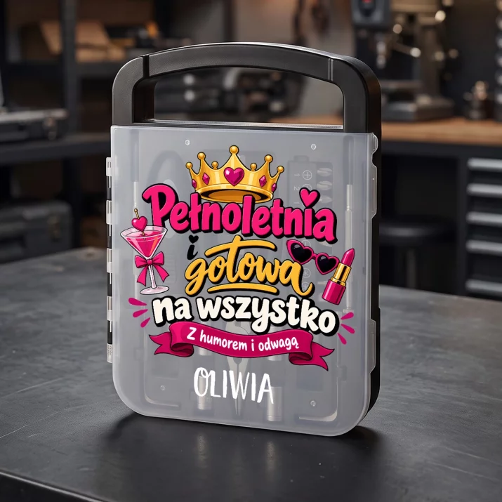 Zestaw Narzędzi Na 18 Prezent Dla Kobiety: Pełnoletnia I Gotowa Na