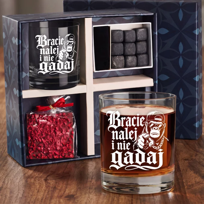 Zestaw Prezentowy Whisky Dla Brata Dla Mężczyzny: Bracie Nalej I Nie Zestaw Prezentowy Whisky Dla Brata Dla Mężczyzny: Bracie Nalej I Nie