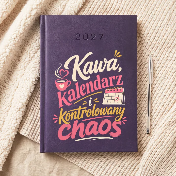 Kalendarz Książkowy A5 2027 Dla Kobiety Prezent Dla Kobiety: Kawa I Kontrola Kalendarz Książkowy A5 2027 Dla Kobiety Prezent Dla Kobiety: Kawa I Kontrola