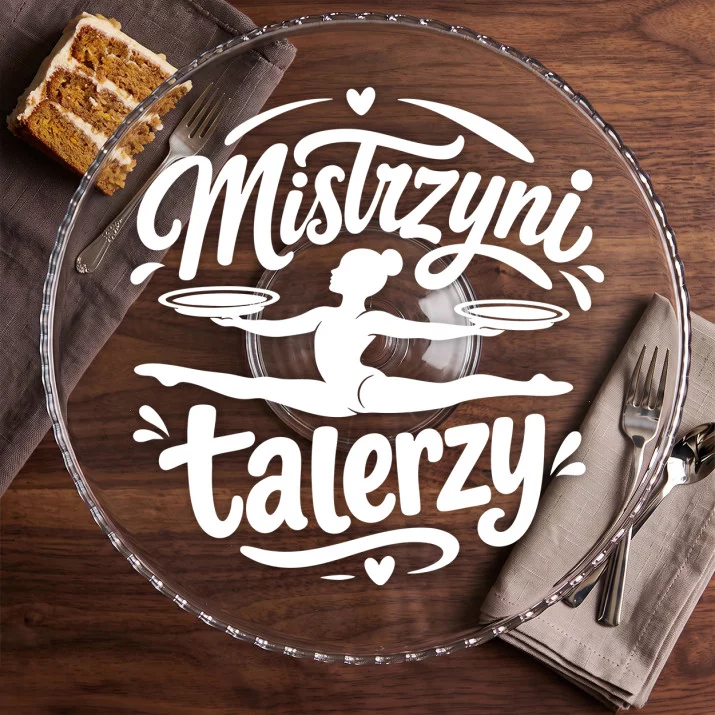 Patera Na Ciasto Dla Gimnastyczki Prezent Dla Kobiety: Gimnastyczny Uśmiech Patera Na Ciasto Dla Gimnastyczki Prezent Dla Kobiety: Gimnastyczny Uśmiech