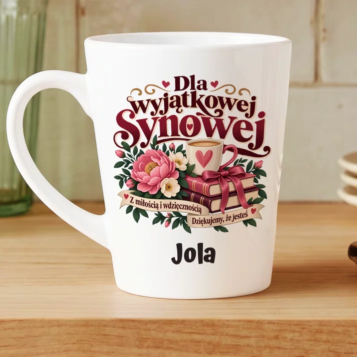 Kubek Personalizowany Dla Synowej Prezent Dla Kobiety: Dla Wyjątkowej Synowej Kubek Personalizowany Dla Synowej Prezent Dla Kobiety: Dla Wyjątkowej Synowej