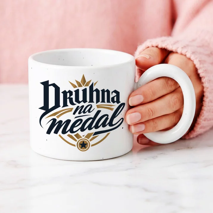 Kubek Z Okrągłym Uchem Dla Druhny Prezent Dla Kobiety: Duma Druhny Kubek Z Okrągłym Uchem Dla Druhny Prezent Dla Kobiety: Duma Druhny