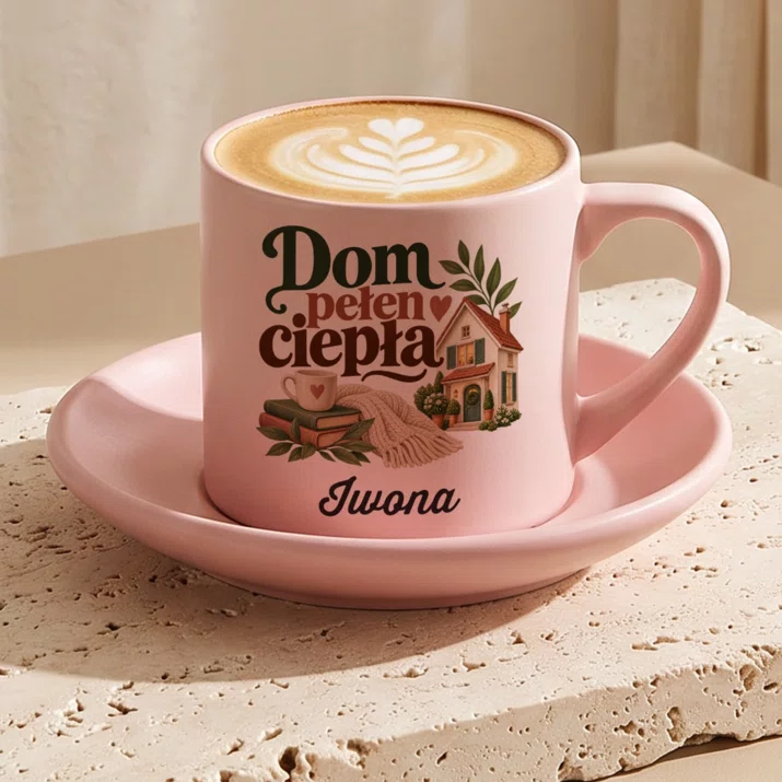 Filiżanka Personalizowana Na Nowy Dom Prezent Dla Kobiety: Dom Pełen Ciepła Filiżanka Personalizowana Na Nowy Dom Prezent Dla Kobiety: Dom Pełen Ciepła