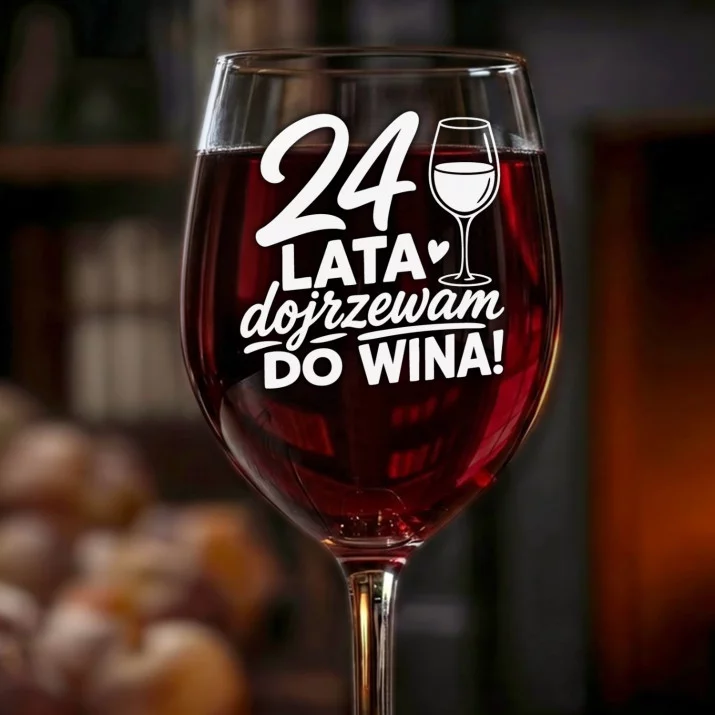 Kieliszek Do Wina Dla 24 Latki Prezent Na 20 Urodziny Dla Kobiety: 24 Lata Do Wina Kieliszek Do Wina Dla 24 Latki Prezent Na 20 Urodziny Dla Kobiety: 24 Lata Do Wina