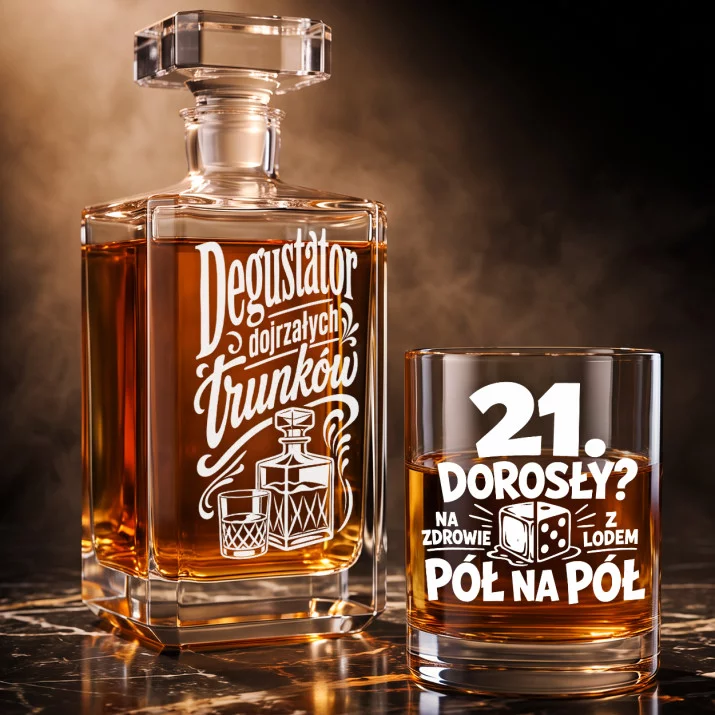 Zestaw Do Whisky Na 21 Urodziny Prezent Dla Mężczyzny: Dojrzały Smakosz Zestaw Do Whisky Na 21 Urodziny Prezent Dla Mężczyzny: Dojrzały Smakosz