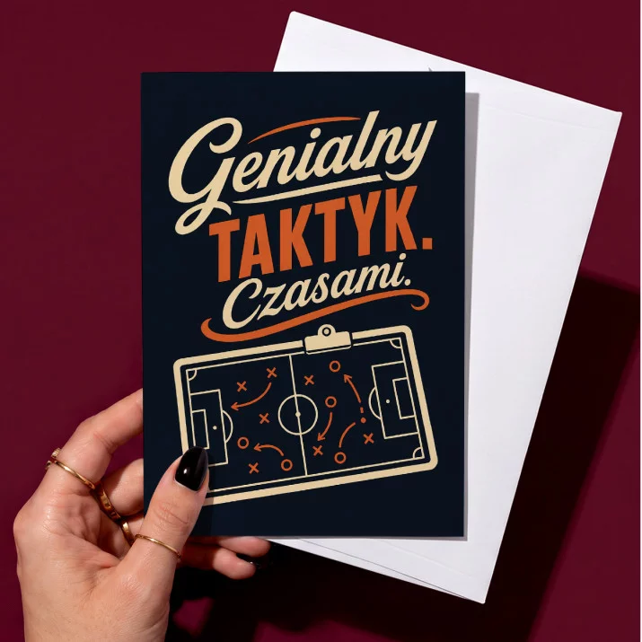Kartka z Życzeniami Dla Trenera Piłki Nożnej Dla Mężczyzny: Suchy Sarkazm Trenera