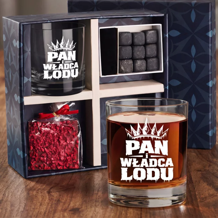 Zestaw Prezentowy Whisky Na Nowy Rok Dla Mężczyzny: Pan I Władca Lodu Zestaw Prezentowy Whisky Na Nowy Rok Dla Mężczyzny: Pan I Władca Lodu